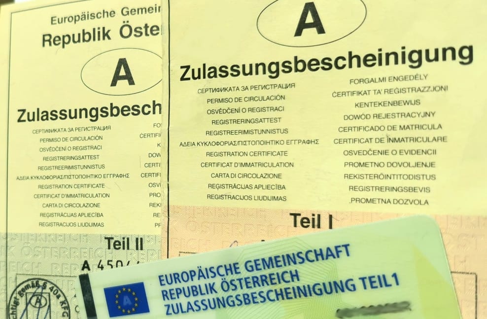 Autoberatung Österreich Zulassungsschein